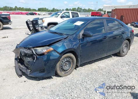 2017 Toyota Corolla Le z USA, uszkodzony, nr VIN 2T1BURHEXHC822212
